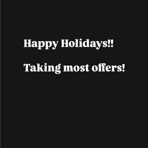 Abercrombie & Fitch Black Leather Bomber Jacket